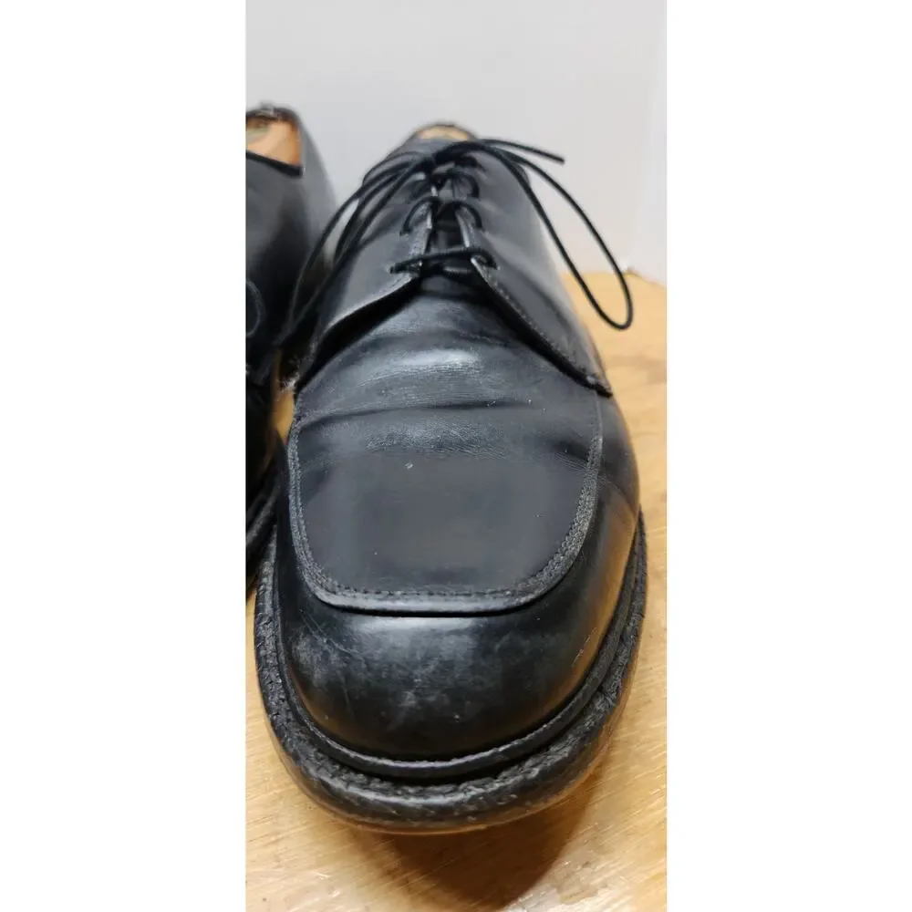 Allen Edmonds Brentwood black leather‎ Oxfords US 11D USA Made Needs Work Used
